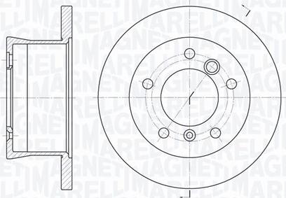 Magneti Marelli 361302040259 - Тормозной диск autospares.lv