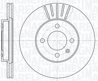 Magneti Marelli 361302040250 - Тормозной диск autospares.lv