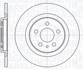 Magneti Marelli 361302040269 - Тормозной диск autospares.lv
