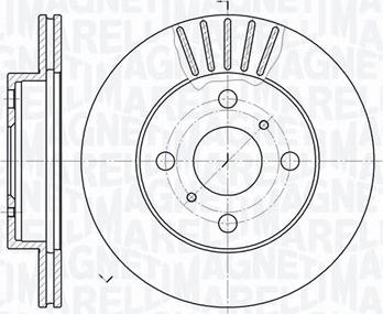 Magneti Marelli 361302040204 - Тормозной диск autospares.lv