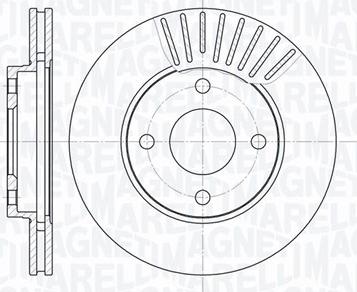 Magneti Marelli 361302040206 - Тормозной диск autospares.lv