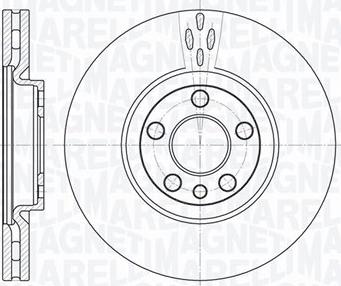 Magneti Marelli 361302040200 - Тормозной диск autospares.lv