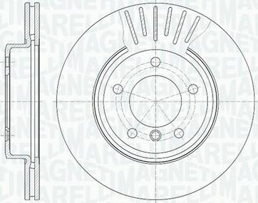 Magneti Marelli 361302040208 - Тормозной диск autospares.lv