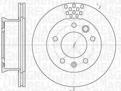 Magneti Marelli 361302040216 - Тормозной диск autospares.lv