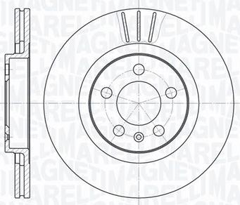 Magneti Marelli 361302040218 - Тормозной диск autospares.lv