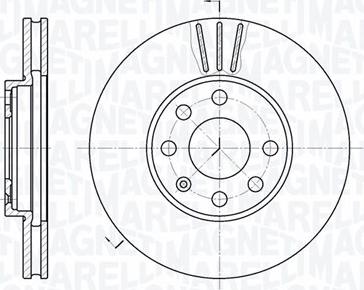 Magneti Marelli 361302040212 - Тормозной диск autospares.lv