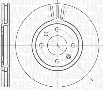 Magneti Marelli 361302040284 - Тормозной диск autospares.lv