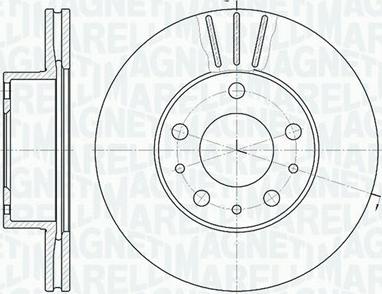 Magneti Marelli 361302040230 - Тормозной диск autospares.lv