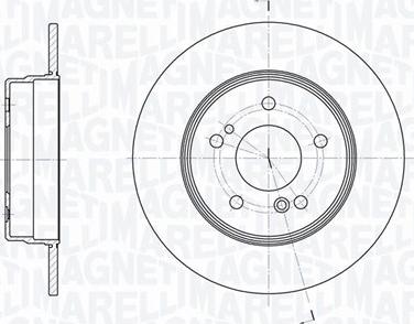 Magneti Marelli 361302040229 - Тормозной диск autospares.lv