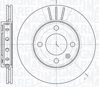 Optimal OBS4260 - Тормозной диск autospares.lv