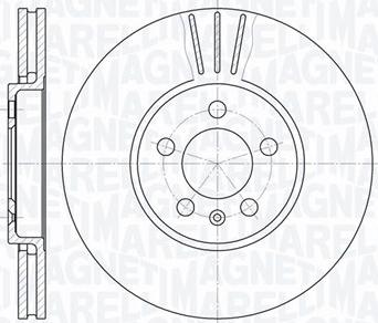 Magneti Marelli 361302040222 - Тормозной диск autospares.lv