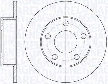 Magneti Marelli 361302040275 - Тормозной диск autospares.lv