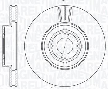 Magneti Marelli 361302040270 - Тормозной диск autospares.lv