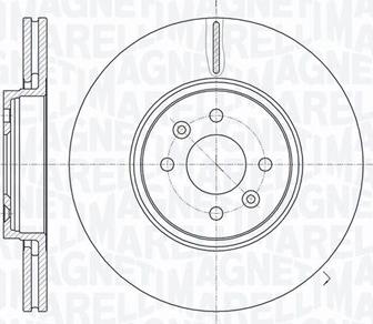 Magneti Marelli 361302040272 - Тормозной диск autospares.lv