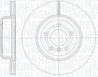Magneti Marelli 361302040799 - Тормозной диск autospares.lv