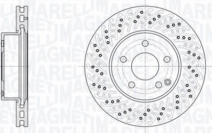 Magneti Marelli 361302040749 - Тормозной диск autospares.lv