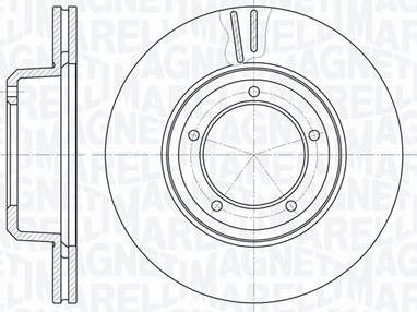 Magneti Marelli 361302040740 - Тормозной диск autospares.lv