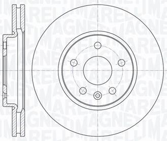 Magneti Marelli 361302040756 - Тормозной диск autospares.lv