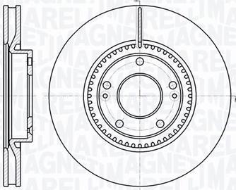 Magneti Marelli 361302040753 - Тормозной диск autospares.lv