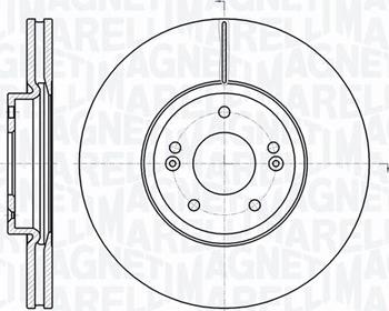 Magneti Marelli 361302040752 - Тормозной диск autospares.lv