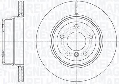 Magneti Marelli 361302040764 - Тормозной диск autospares.lv