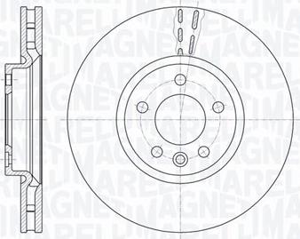 Magneti Marelli 361302040768 - Тормозной диск autospares.lv