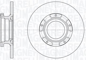 Magneti Marelli 361302040713 - Тормозной диск autospares.lv