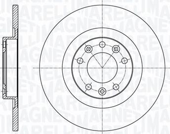 Magneti Marelli 361302040712 - Тормозной диск autospares.lv
