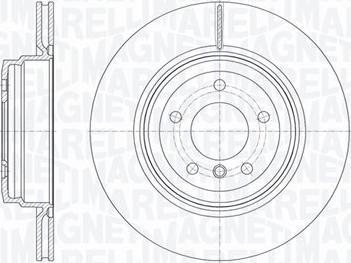 Magneti Marelli 361302040736 - Тормозной диск autospares.lv