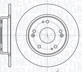 Magneti Marelli 361302040723 - Тормозной диск autospares.lv