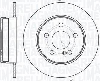 Magneti Marelli 361302040727 - Тормозной диск autospares.lv