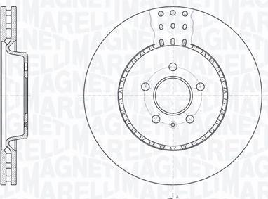 Magneti Marelli 361302040777 - Тормозной диск autospares.lv