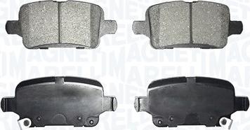 Magneti Marelli 363916060917 - Тормозные колодки, дисковые, комплект autospares.lv