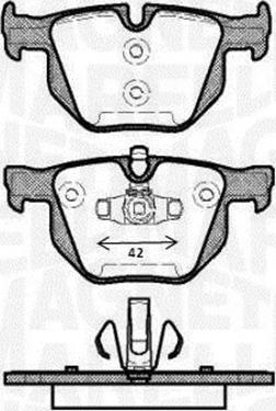 Magneti Marelli 363916060486 - Тормозные колодки, дисковые, комплект autospares.lv