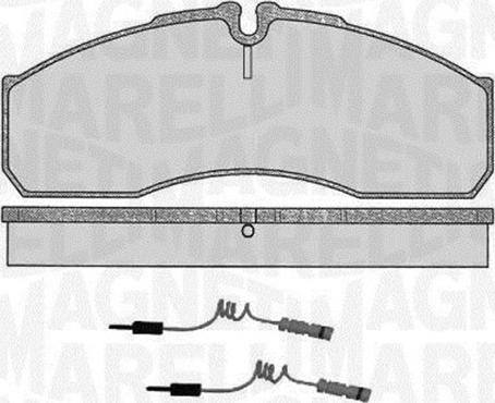 Magneti Marelli 363916060481 - Тормозные колодки, дисковые, комплект autospares.lv