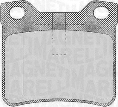 Magneti Marelli 363916060482 - Тормозные колодки, дисковые, комплект autospares.lv