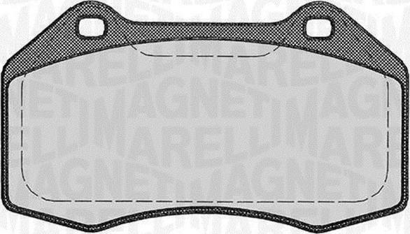 Magneti Marelli 363916060590 - Тормозные колодки, дисковые, комплект autospares.lv