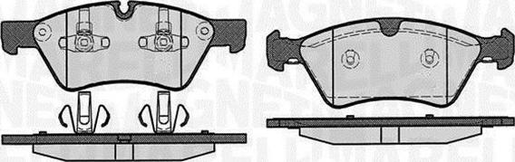 Magneti Marelli 363916060639 - Тормозные колодки, дисковые, комплект autospares.lv