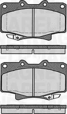 Magneti Marelli 363916060635 - Тормозные колодки, дисковые, комплект autospares.lv