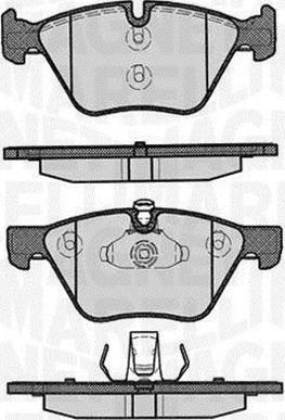 Magneti Marelli 363916060156 - Тормозные колодки, дисковые, комплект autospares.lv