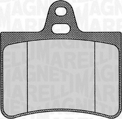 Magneti Marelli 363916060180 - Тормозные колодки, дисковые, комплект autospares.lv