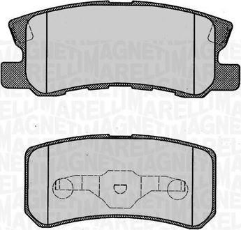 Magneti Marelli 363916060340 - Тормозные колодки, дисковые, комплект autospares.lv