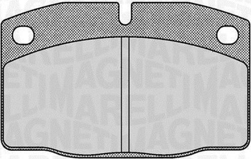 Magneti Marelli 363916060354 - Тормозные колодки, дисковые, комплект autospares.lv
