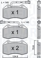 Magneti Marelli 363916061157 - Тормозные колодки, дисковые, комплект autospares.lv