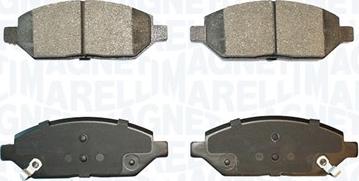 Magneti Marelli 363916061107 - Тормозные колодки, дисковые, комплект autospares.lv
