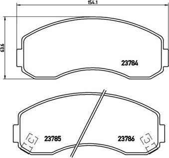 Lucas Electrical GDB3434 - Тормозные колодки, дисковые, комплект autospares.lv