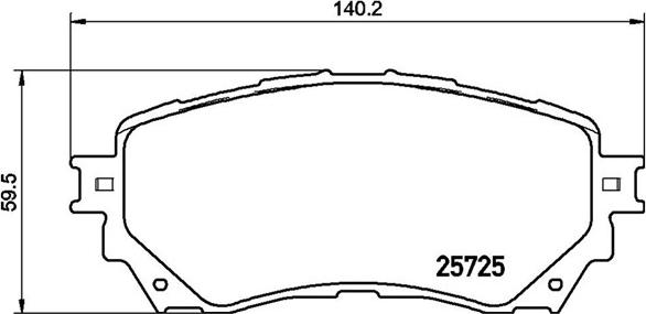 Magneti Marelli 363700449048 - Тормозные колодки, дисковые, комплект autospares.lv