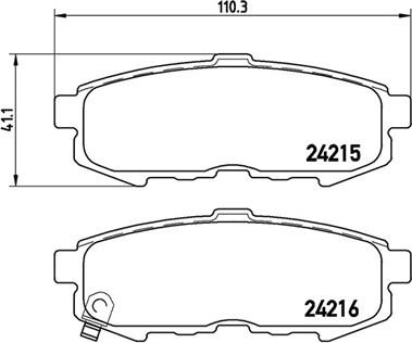 Magneti Marelli 363700449042 - Тормозные колодки, дисковые, комплект autospares.lv