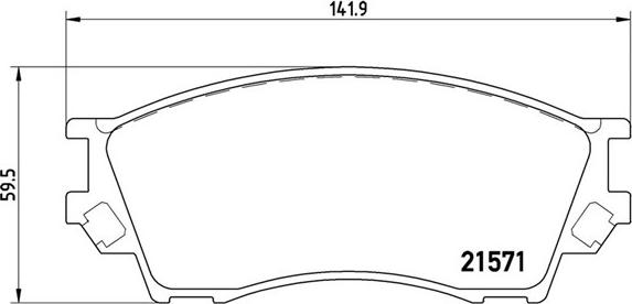 Magneti Marelli 363700449019 - Тормозные колодки, дисковые, комплект autospares.lv