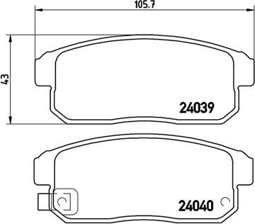 Magneti Marelli 363700449035 - Тормозные колодки, дисковые, комплект autospares.lv